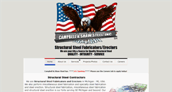 Desktop Screenshot of campbellshawsteel.com